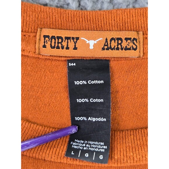 SXSW Longhorns Shirt Mens Large Longhornzilla South By Southwest ATX Orange - Picture 3 of 5